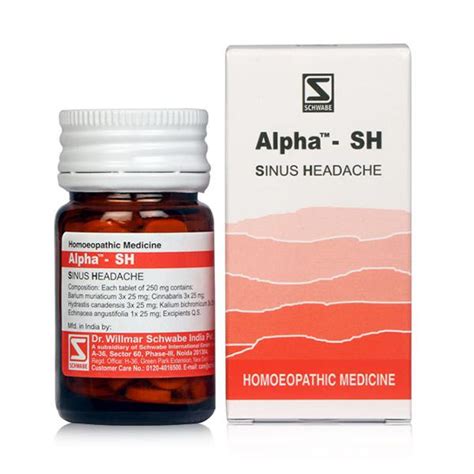 buy dr willmar schwabe alpha sinus headache tablet 20 gm online at