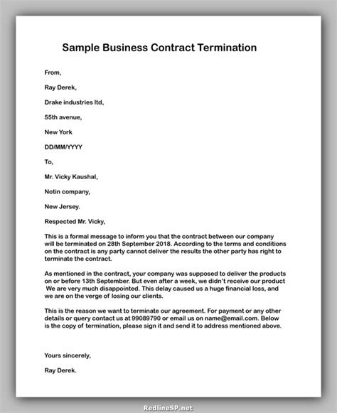 powerful cancellation letter sample redlinesp
