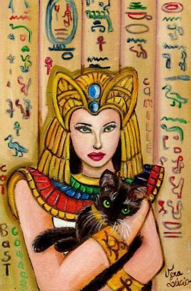 Bast Egyptian Goddess She Is The Protectress Of Women