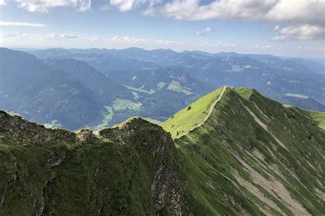 fellhorngrat von oberstdorf uebers fellhorn zur kanzelwand