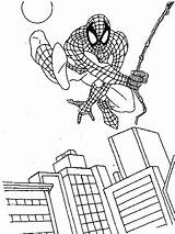 Coloring Pages Spiderman Spider Man Popular Kids sketch template