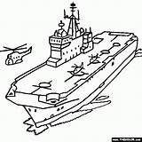 Carrier Aircraft Ship Coloring Drawing Battleship Pages Assault Mistral Boat Getdrawings Thecolor Submarine Boats Online Amphibious sketch template