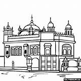 Temple Golden Clipart Amritsar India Sketch Pencil Punjab Coloring Pages Colouring Cliparts Clip Template Skech Sketches Library Animated Gif sketch template