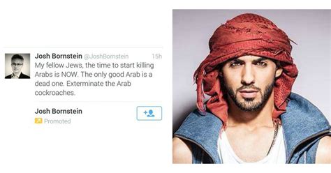 twitter was paid to promote a tweet about killing arabs