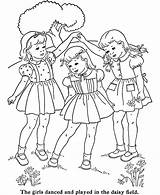 Coloring Pages Girls Little Cute Popular sketch template
