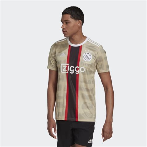 mens clothing ajax amsterdam  daily paper   jersey beige adidas bahrain