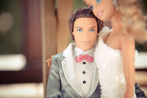 Barbie Sits On Ken S Lap Barbie And Ken Wedding