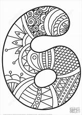 Mandala Zentangle Numero Numeri Ausmalbilder Supercoloring Zahlen Ausmalbild Zahlenland Numeros Chiffre Mandalas Coloringbay Coloriage Malen Dibujar Bees Stilizzati Número Lernwerkstatt sketch template