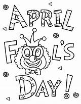 April Coloring Fools Pages Printable Fool Happy Kids Sheets Coloring4free 2021 Color Print Pranks Funny sketch template