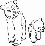 Brother Bear Coloring Walking Pages Coloringpages101 sketch template