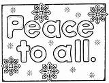 Coloring Okscribbler Peace Christmas Enrichment Elementary Activities School Pm Posted sketch template