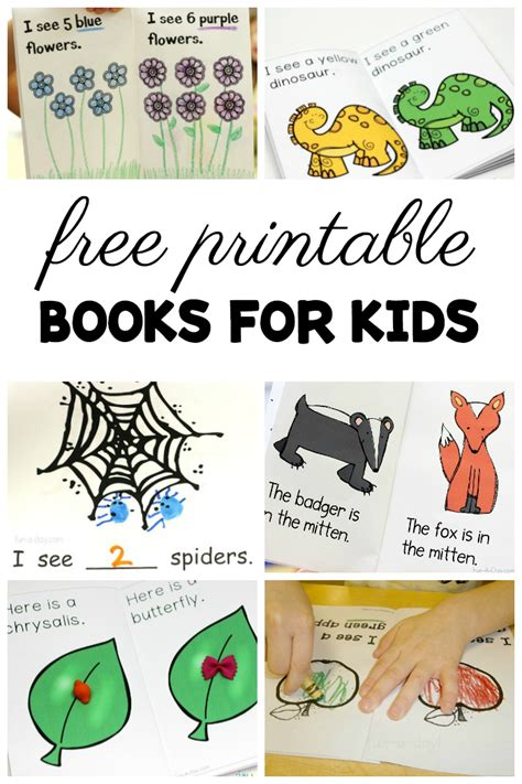 printable books  preschool  kindergarten  preschool