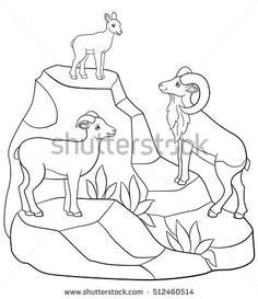 mother father  baby  mountain coloring pages logo art