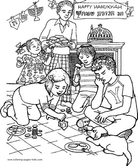 happy hannukkah color page jewish color page coloring pages