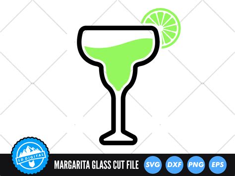 Margarita Glass Svg Margarita Cut File Alcohol Svg By Ld Digital