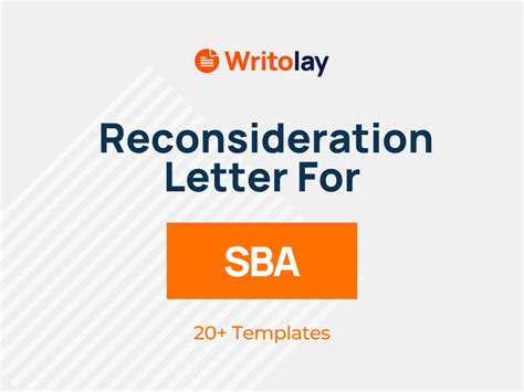 sba reconsideration letter sample  examples  writolay