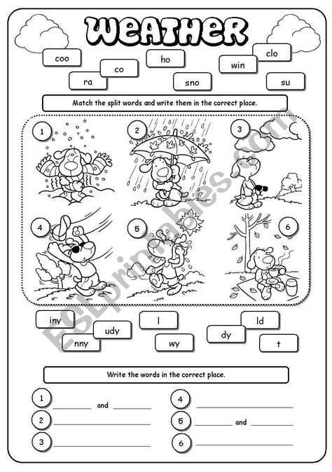 weather worksheet letter worksheets  preschool spelling worksheets