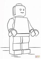 Coloring Lego Pages Man Printable Print Pdf sketch template
