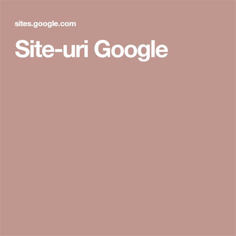 site uri google google sites site google