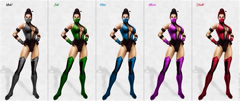 Mortal Kombat Female Kharacters Klassic Kostumes By Usunk