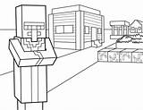 Mincraft sketch template