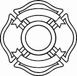 Maltese Fire Cross Department Blank Coloring Badge Template Clip Logo Pages Dept Police Firefighter Clipart Getdrawings Getcolorings Clipartmag Clipground Cliparts sketch template