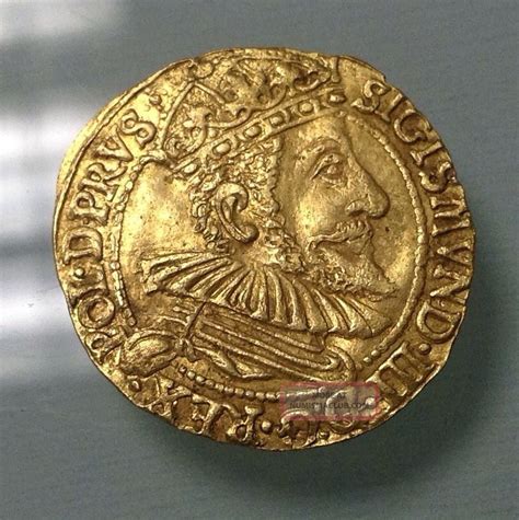 ducat  sigismund iii vasa danzig medieval gold coin