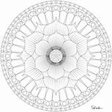 Coloring Pages Mandala Color Sheets Kids Embroidery Lotus Symmetry Adult Printable Colouring Miscellaneous Adults Collect Diy Comments Detailed Books Later sketch template