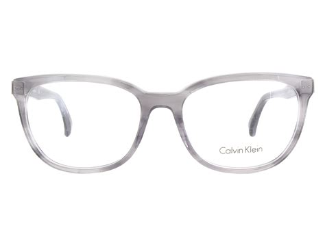 new calvin klein ck5879 043 52mm striped grey optical eyeglasses frames
