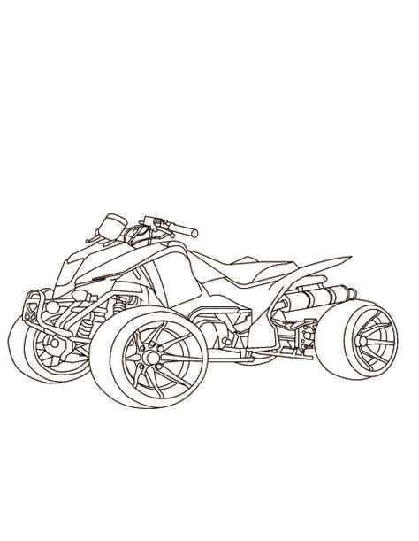 atv pages coloring pages