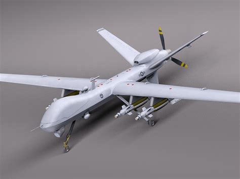 reaper mq   drone predator  model max obj ds fbx cd lwo lw lws cgtradercom