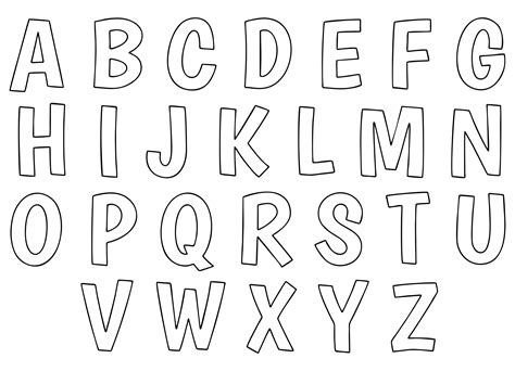 template letters   alphabet   printable printable templates