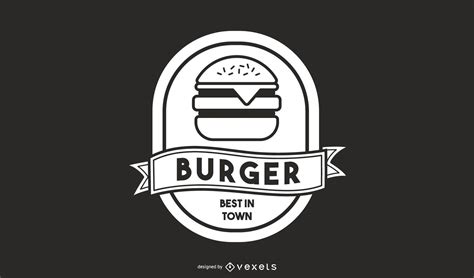 logo burger logo burger royalty  vector image vectorstock