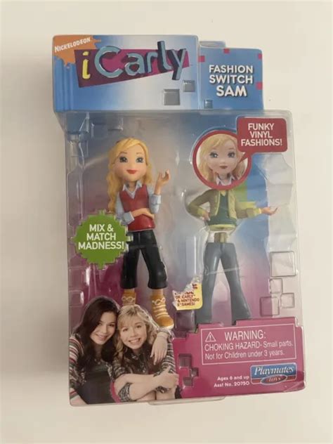 Icarly Jennette Mccurdy Fashion Switch Sam Doll Interactive Red Figure