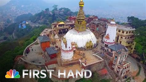 Nepal Earthquake Wreckage Drone Footage Nbc News Youtube