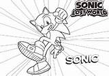 Sonic Coloring Darkspine Pages sketch template