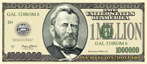 million dollar bill