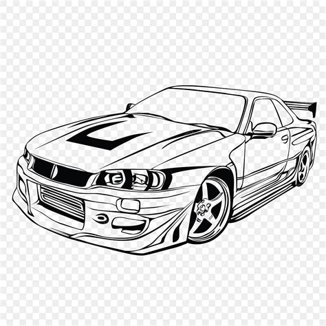gambar desain logo vektor mobil png mobil mobil hitam putih ikon