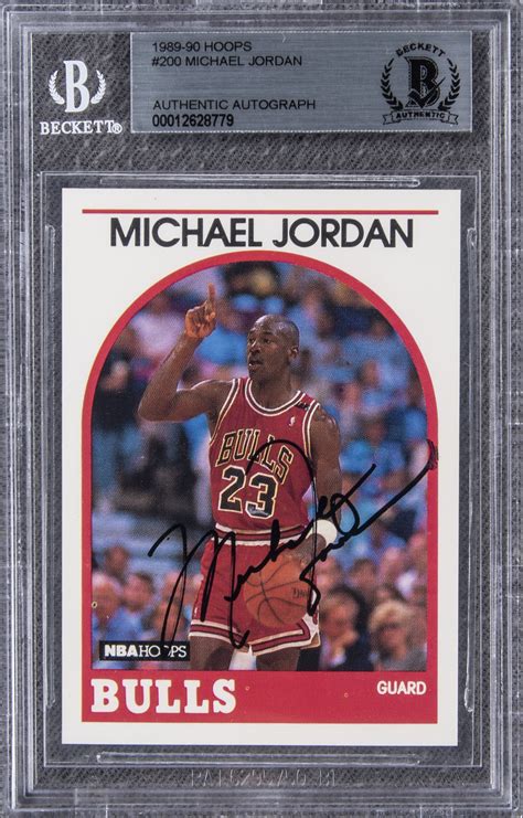 michael jordan signed basketball card cards blog