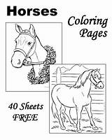 Horse Coloring Pages Horses Sheets Kids Color Printable Animal Raisingourkids Birthday Colouring Draw Raising Gif Really Choose Board sketch template