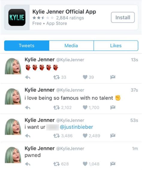 kylie jenner insists she doesn t care that her twitter was