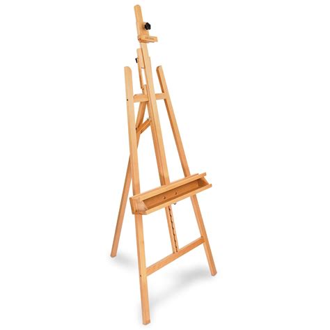 artina wooden painting easel barcelona fold  portable lyre style