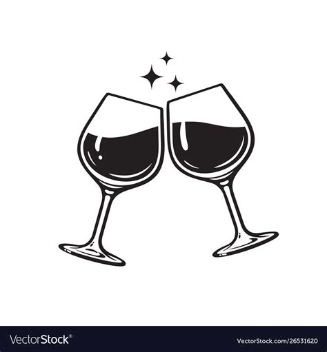 Wine Glass Cheers Clipart Glass Designs