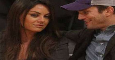 mila kunis and ashton kutcher poke fun at their romance on tv show