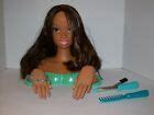vintage mattel barbie primp  polish african american styling head