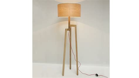 lampadaire bois tripod fil rouge  almaty mobiliermoss le blog mobilier moss