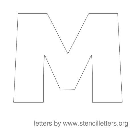 stencil letters  print  printable alphabet letter number