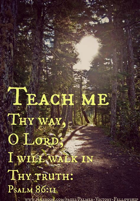 teach  thy   lord   walk  thy truth psalm