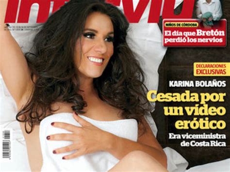 Viceministra Karina Bolaños Posó Desnuda Infobae