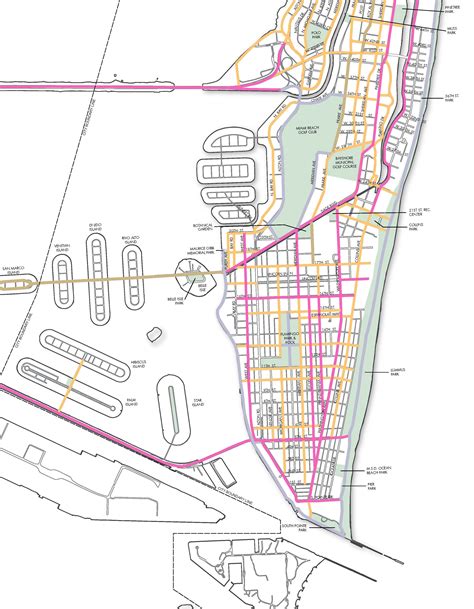 miami beach master plan street design guide street plans collaborative